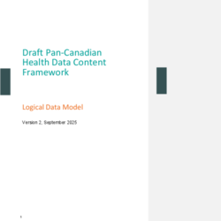 Pan-Canadian Health Data Content Framework — Logical Data Model Version 2, September 2025 thumbnail icon